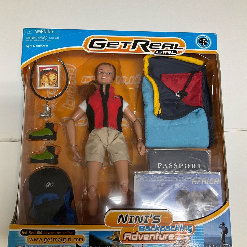 Get Real Girl Ninis Backpacking Adventure Doll 25 + Y2K for collection